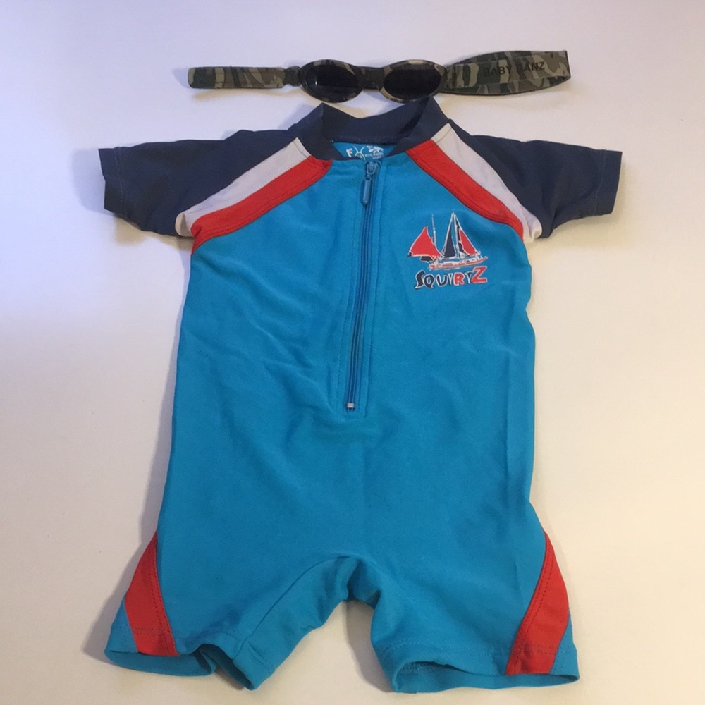 2/$18 (Get both!) Krickets Swimsuit and Baby Banz Sunglasses